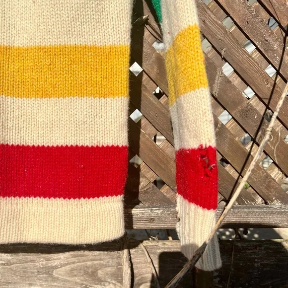 Rare Vintage Polo Ralph Lauren Hudson Bay Knit Sweater - Picture 12 of 14